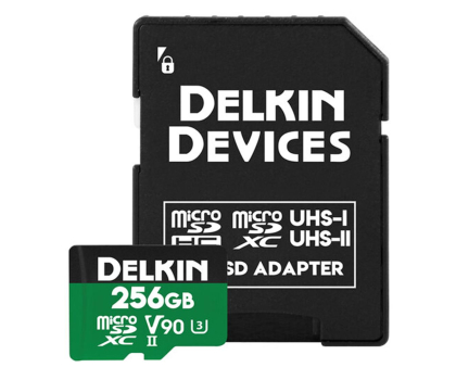Karta pamięci microSD Delkin Devices 256GB microSDXC Power 2000x UHS-II (V90)